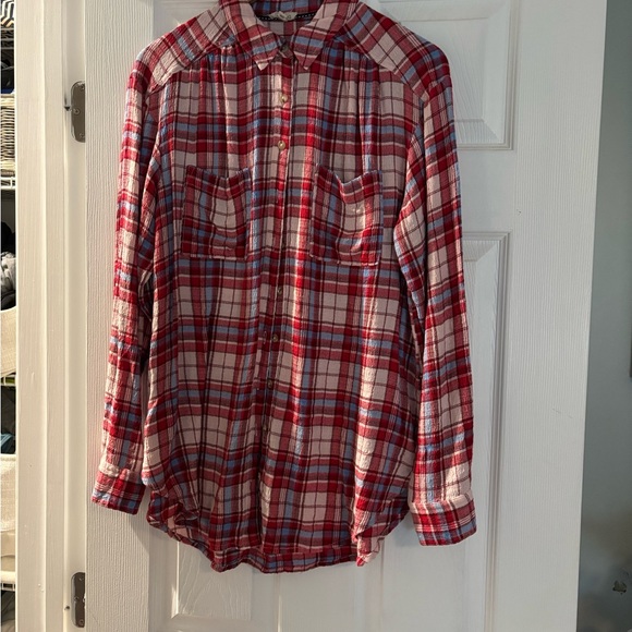 Pilcro Tops - Anthropologie PILCRO oversized button up. Worn once